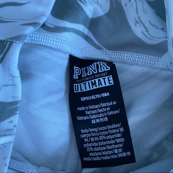 Shimmery Marble Silver and White Leggings Size Small from VS Pink - Picture 6 of 7